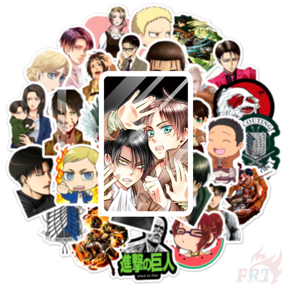 MIKASA Bộ 50 Hình Dán Phim Attack On Titan Series 06