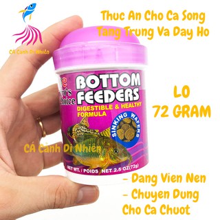 Thức ăn cho cá chuột Bottom Feeders Pro'S Choice dạng viên nén lọ TÍM 72 Gram