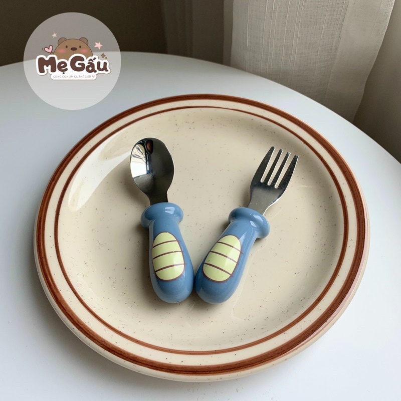 Set thìa nĩa cho bé ăn dặm