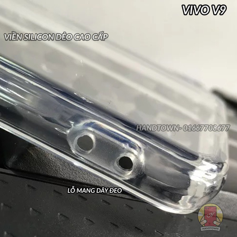 Ốp Vivo V9_ốp viền silicon thiết kế chi tiết