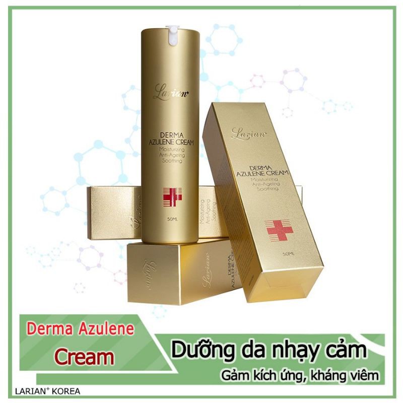 Kem dưỡng cho da nhạy cảm, phục hồi da, giảm đỏ, giảm sưng DNA cá hồi Larian+ Derma Azulene Cream