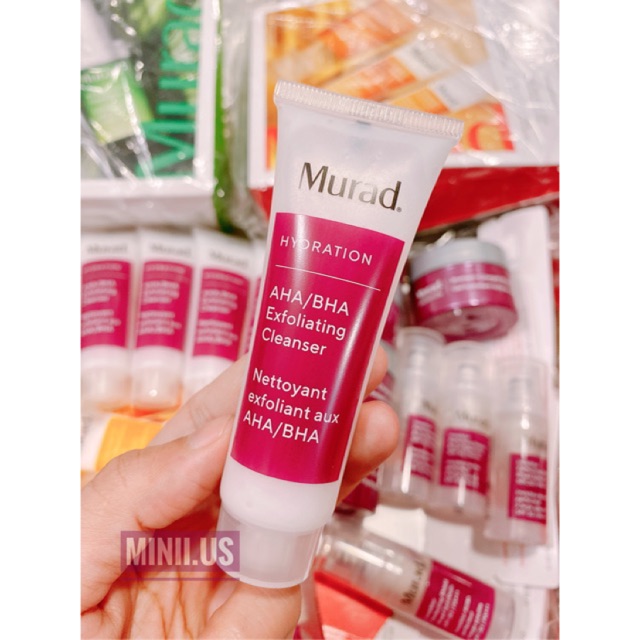 🍇Sữa rửa mặt tẩy da chết Murad AHA/BHA Exfoliating Cleanser Fullsize