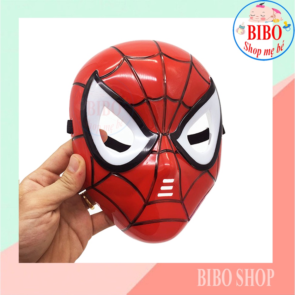 Đồ chơi mặt nạ người nhện Spider Man dùng pin có nhạc đèn