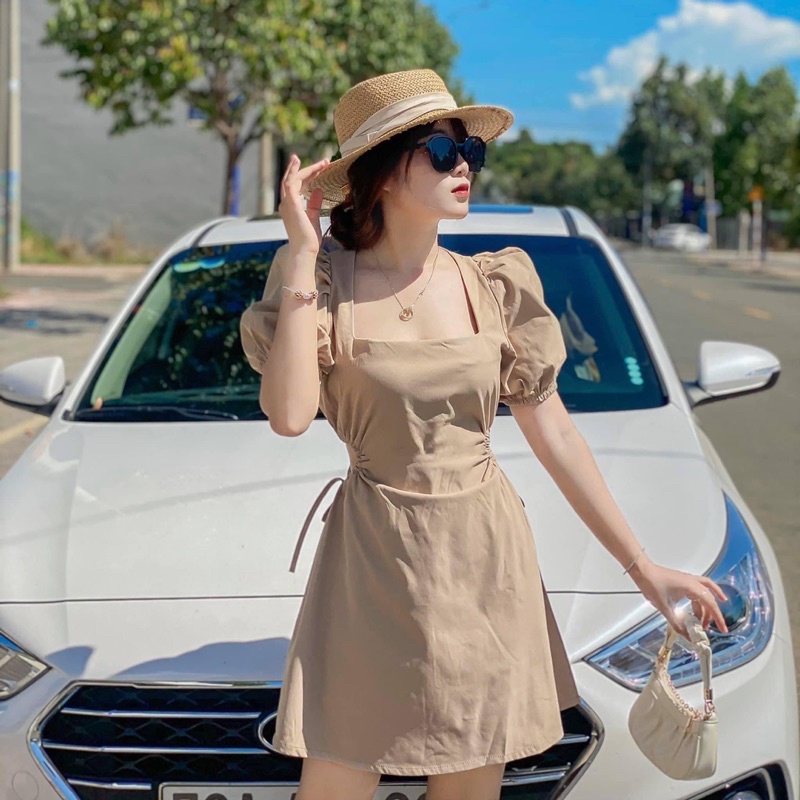 Đầm babydoll khoét eo 208 | BigBuy360 - bigbuy360.vn