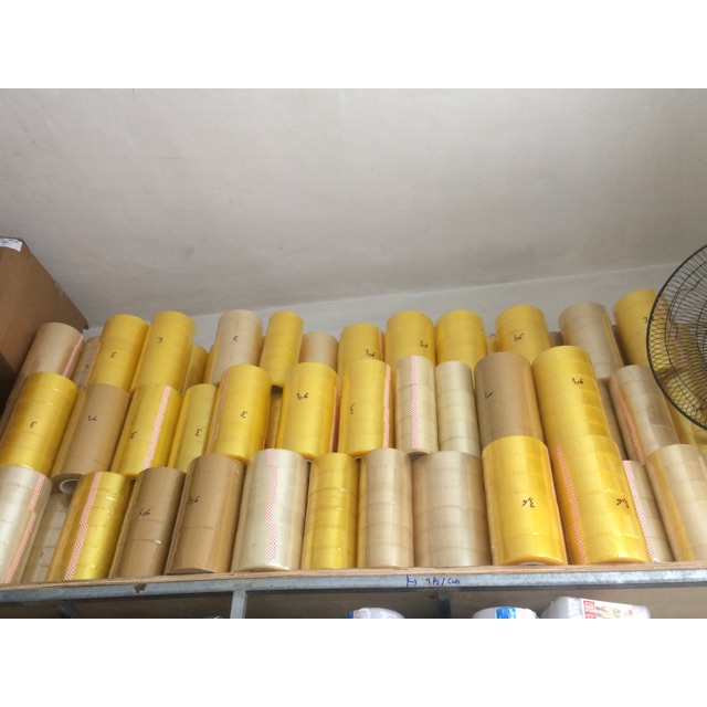 [Giá sốc] 6 cuộn băng dính lõi nhựa ( 1,5kg/6 cuộn)