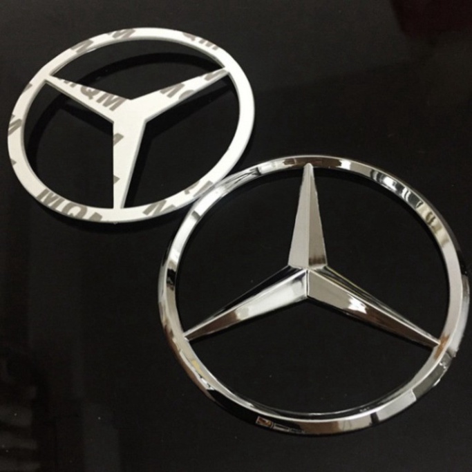 Sản Phẩm Logo biểu tượng sau xe Mercedes đường kính 90mm (HÀNG LOẠI 1)