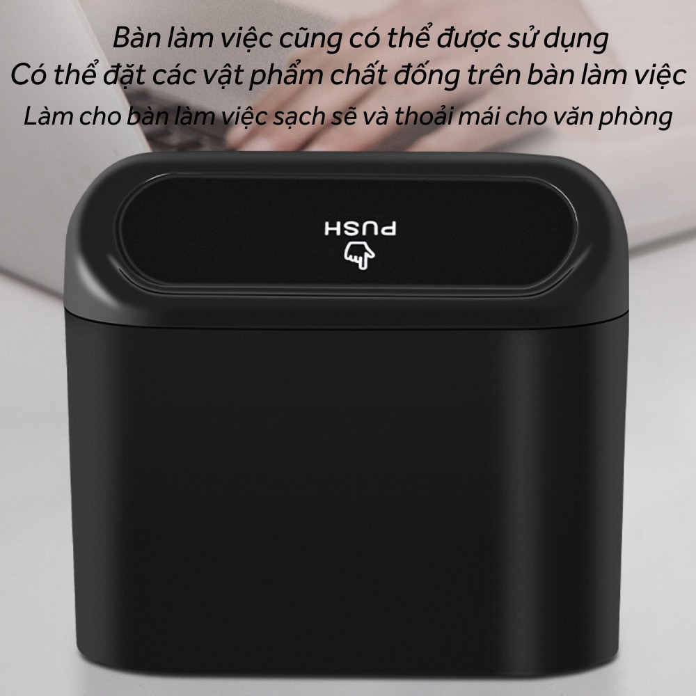 Thùng rác mini , Thùng rác ô tô , thùng rác bảo vệ môi trường dùng trong xe ô tô xe hơi đa năng tiện dụng TIME HOME