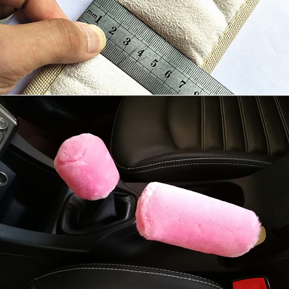 Bộ vỏ bọc vô lăng + cần gạt số + cần gạt phanh chất lượng cao cho xe hơi