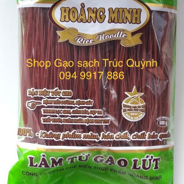 (500gr) Bún Gạo Lứt- Thương Hiệu Bún Phở cao cấp Hoàng Minh | BigBuy360 - bigbuy360.vn