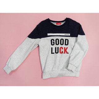 (130) Áo nỉ Cankids Good luck xuất Hàn SP000783