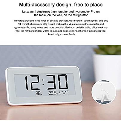 Ẩm kế / đồng hồ điện tử thông minh Xiaomi Mijia Electronic Thermo-Hygrometer Pro - Mới 100% bảo hành 12 tháng