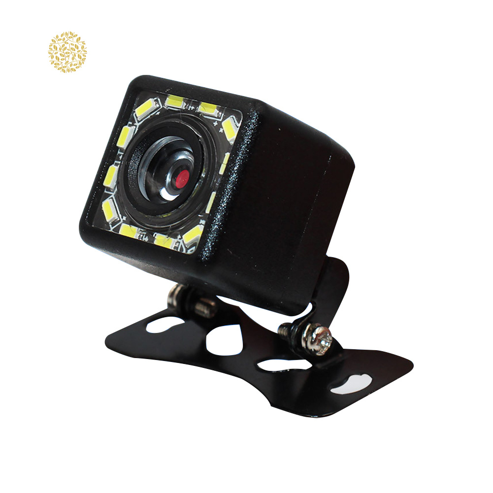 Camera Lùi Xe Ccd Với 12 Đèn Led Hỗ Trợ Quay Ban Đêm