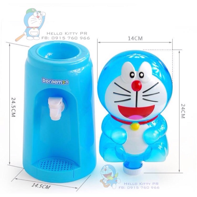 (Tặng quà) Bình nước 2000ml Doremon Doraemon