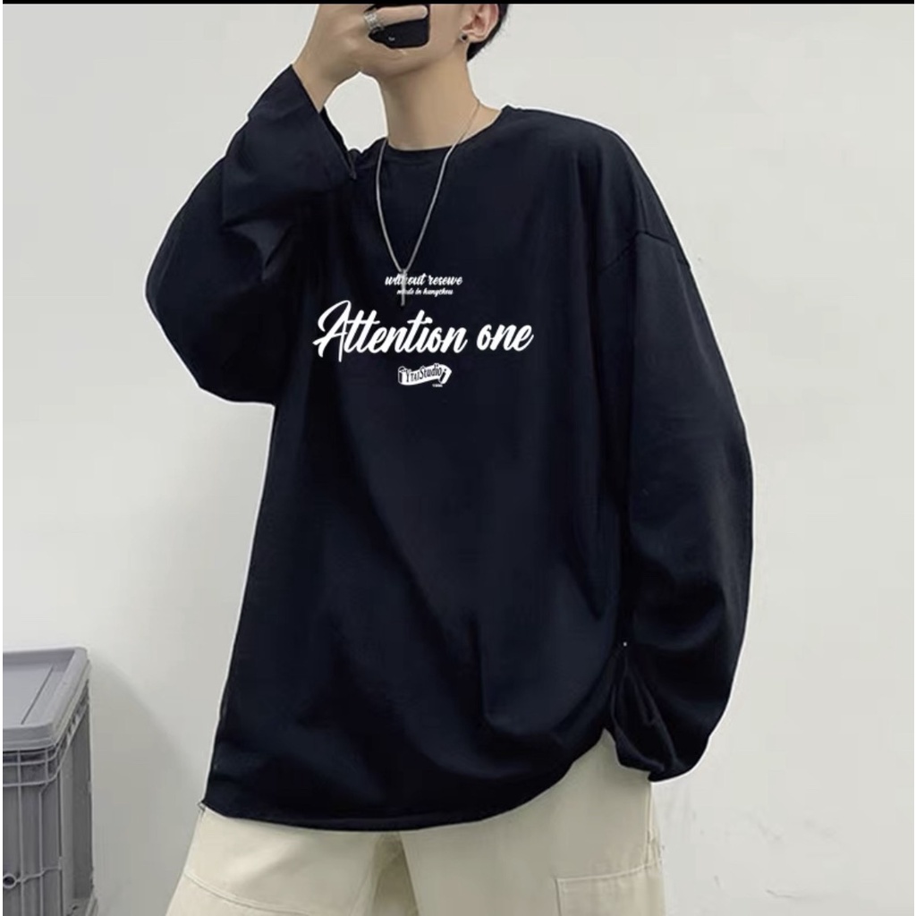 Áo thun nam unisex dài tay tinh khiết 100% cotton tốt