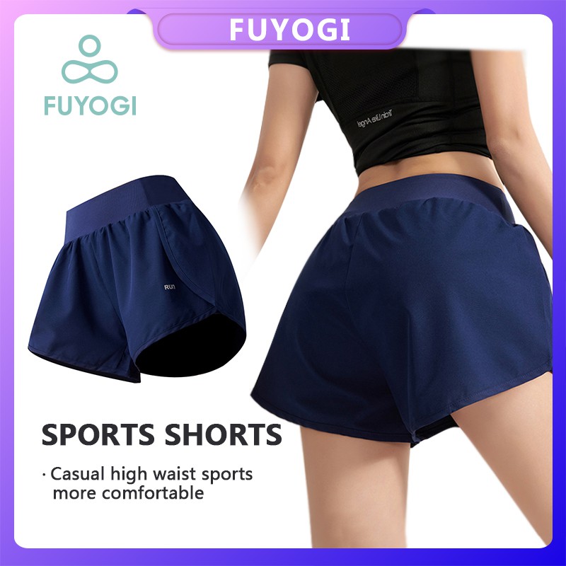 Quần short thể cao cạp sau cao khô thoáng cho nữ