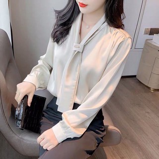 Áo lụa thắt cavat