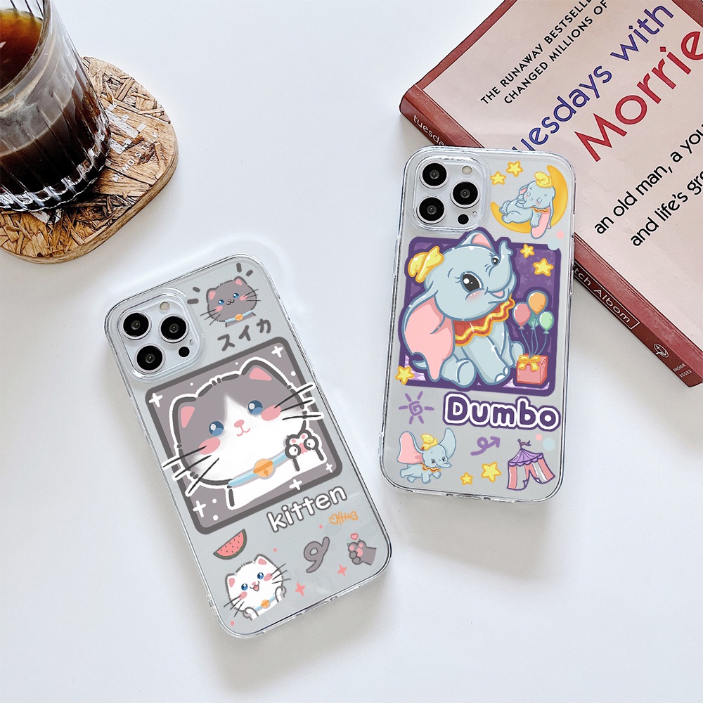 DISNEY Ốp Điện Thoại Tpu Mềm Chống Sốc In Hình Hoạt Hình Cho iPhone 11 12 13 pro max XS X XR XSMax 7 8 6 6s plus 5 4 SE 2020