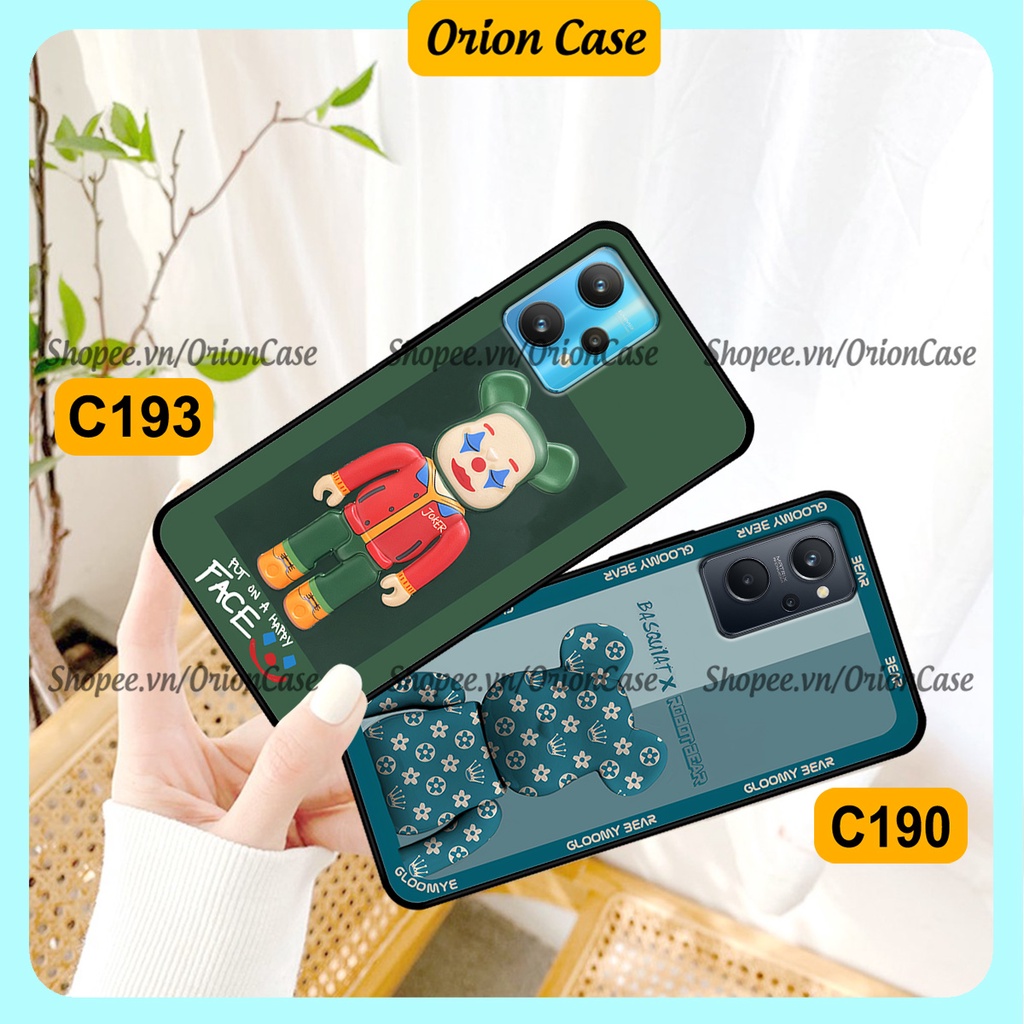 Ốp lưng Realme 9i - Realme 9 Pro in hình bearbrick 3D thời trang, cá tính. ốp chống sốc, bền đẹp