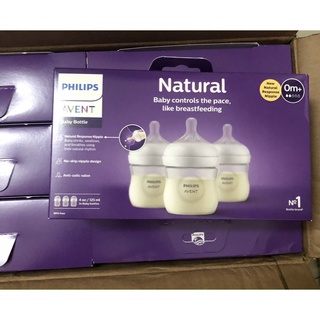 Bình sữa philips avent mẫu mới núm nhám xoắn cực mềm