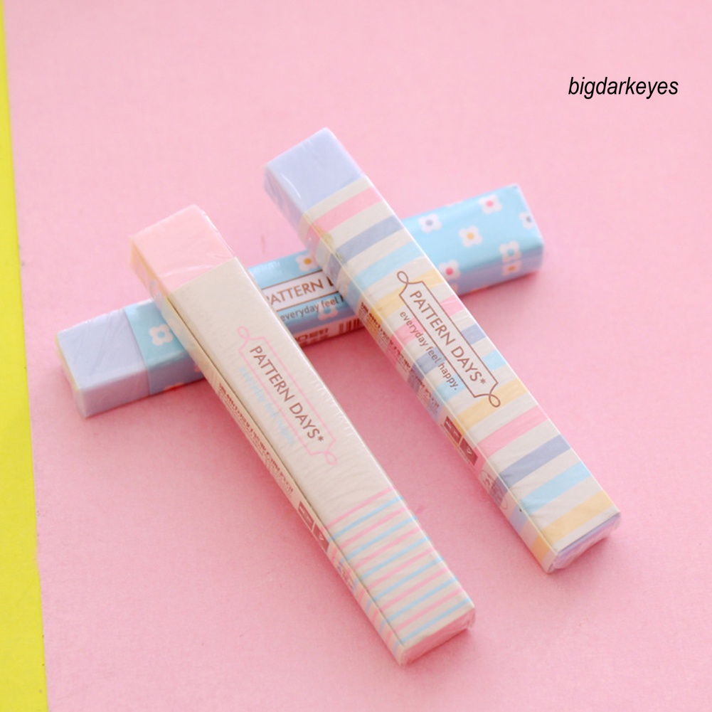 Gôm Tẩy Họa Tiết Hoạt Hình Màu Sắc Ngọt Ngào Tiện Dụng Cho Học Sinh