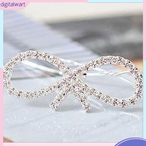 Kẹp Tóc Hợp Kim Đính Đá Hình Bướm Xinh Xắn Cho Nữ