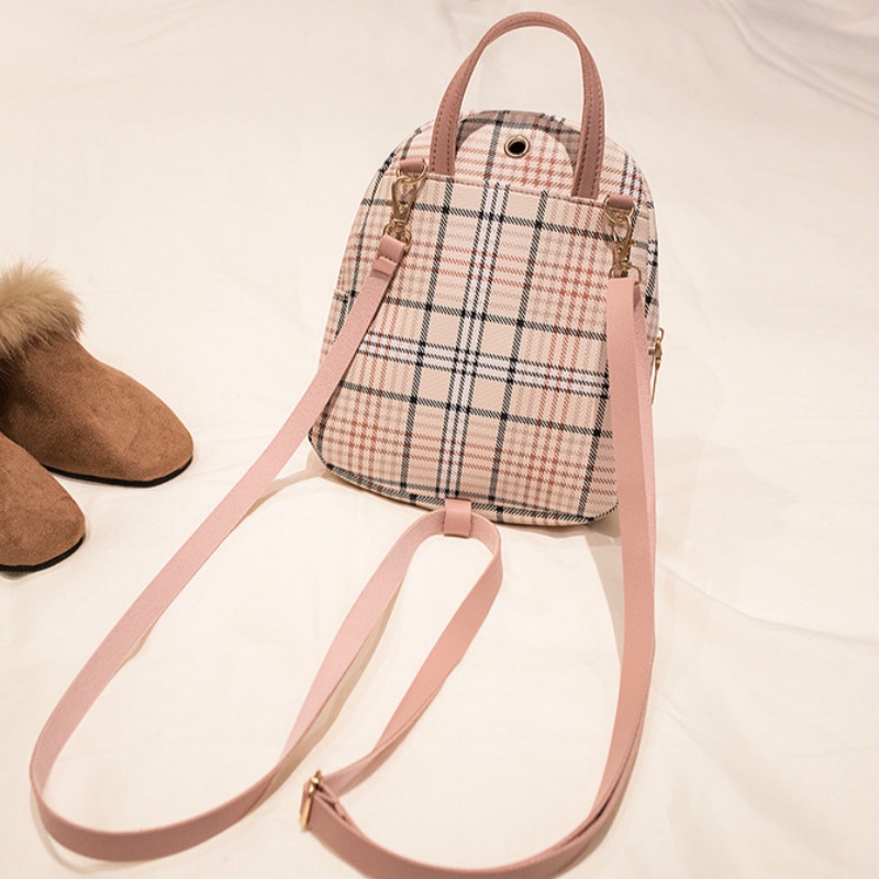 Ba lô IELGY có thể đeo chéo có khóa kéo màu nâu chống bẩn tiện dụng cho nữ