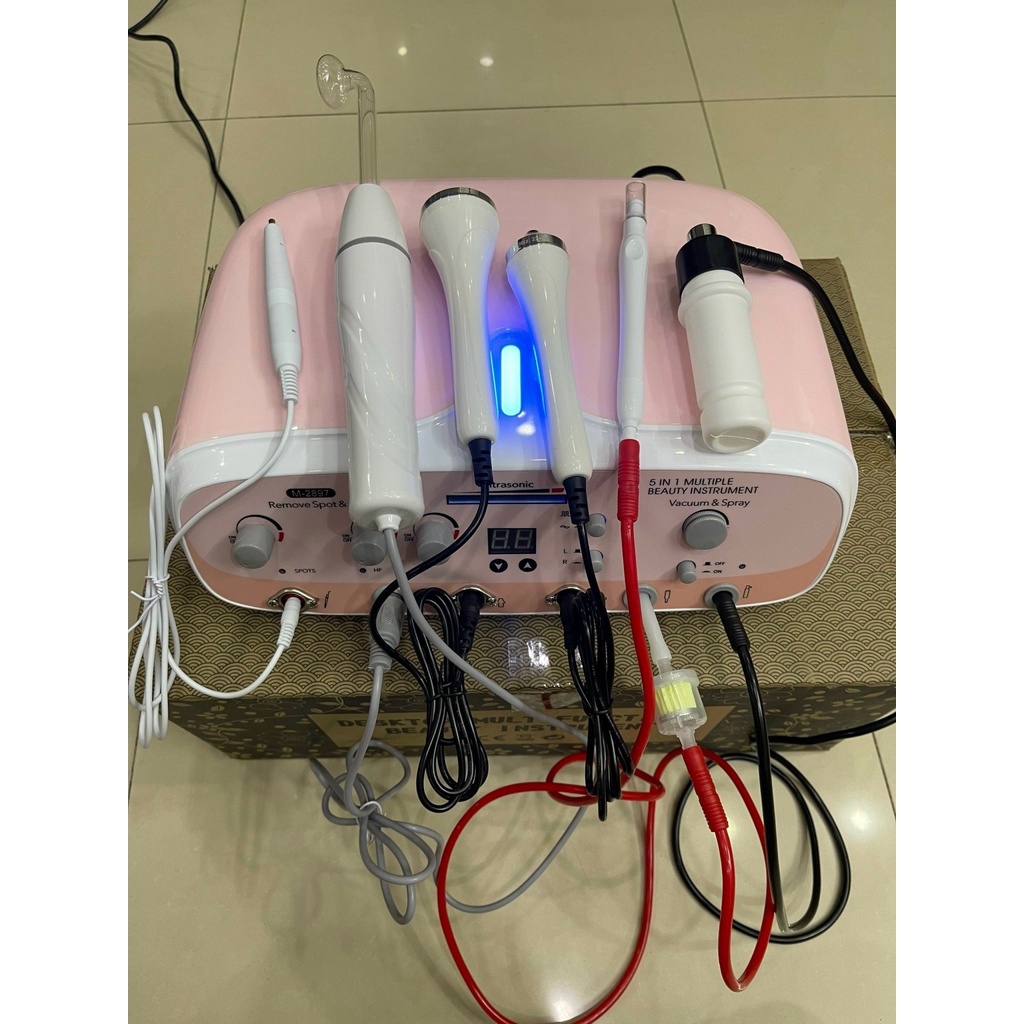 Máy Chăm Sóc Da 5in1 Máy Chăm Sóc Da Cao Cấp Cho Spa, Bảo Hành 12 Tháng.