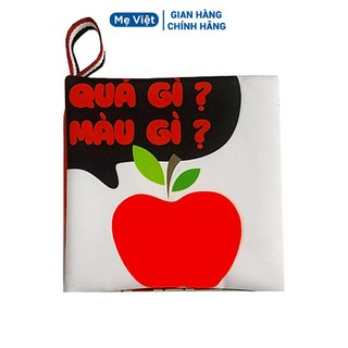 Sách Vải Song Ngữ Kích Thích Đa Giác Quan - Quả Gì Màu Gì