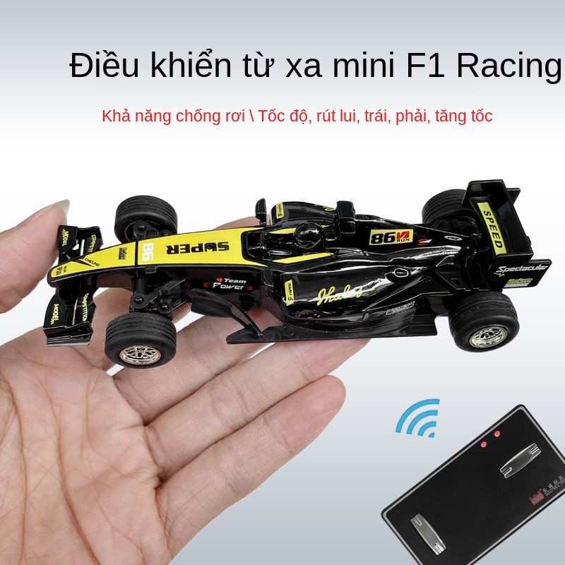 Xe điều khiển từ xa mini siêu nhỏ có thể sạc lại, lon, thao Coke, đồ chơi trẻ em đua drift tốc độ cao