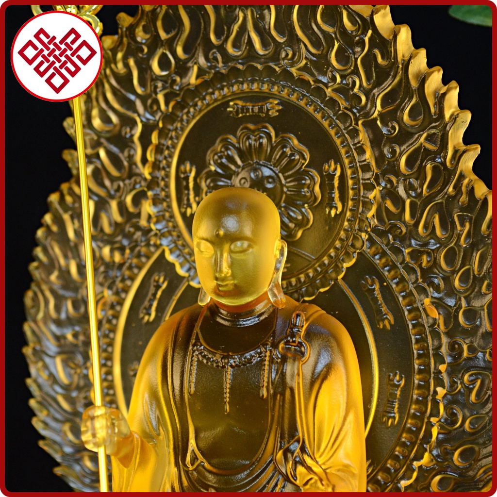 Tượng Phật Địa Tạng Vương Bồ Tát [Kim Cương Hỷ Lạc] Lưu Ly