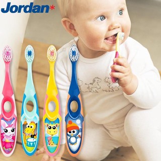 Combo 2 bàn chải đánh răng trẻ em jordan step 2 cho bé