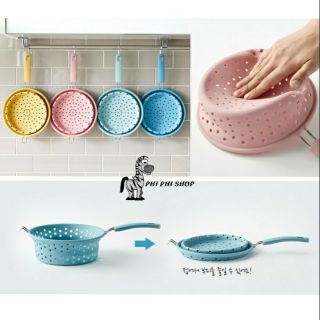 Rổ nhúng xếp gọn Lock&Lock bằng Silicone CKT203