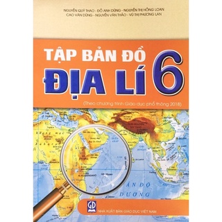 Sách Tập Bản Đồ Địa Lí Lớp 6 - in màu- bán kèm 1 bút bi 6K