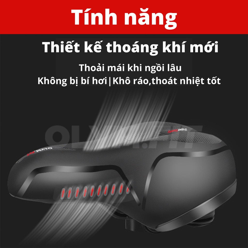 Yên Xe Đạp Siêu Êm Xe Đạp Thể Thao Phụ Kiện Xe Đạp Cao Cấp