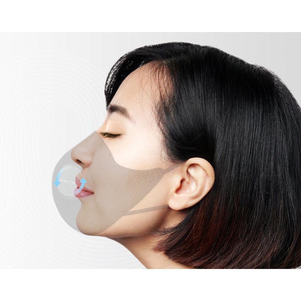 Khẩu trang Xiaomi AirPop Light 360 Smartmi KN95 chống bụi mịn có khung van thông khí