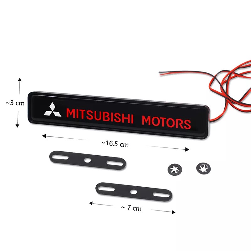 1 Đèn LED Trang Trí Mui Xe Hơi Mitsubishi Mirage Xpander montero strada pajero Delica Lancer i-MiEV Adventure ASX L200 EVO