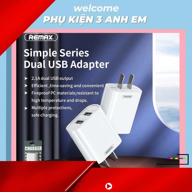 【Hàng sẵn sàng】 Củ sạc Remax RPU35 Chính Hãng Hỗ trợ sạc nhanh Cho iPad Pin Dự Phòng Cáp Sạc Tai nghe Bluetooth Airpod i