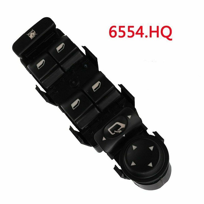Công Tắc Nâng Cửa Kính Xe Hơi 6554HQ100730140 Ốp Điện Thoại Thời Trang Cho Citroen C5 I and II C8