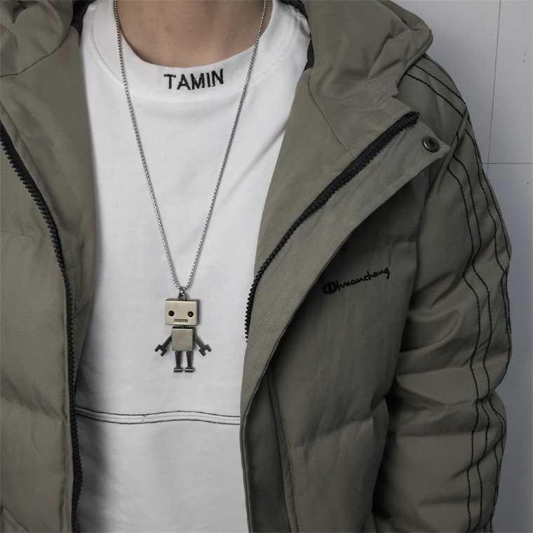 [Giao Hàng Miễn Phí] Dây Chuyền Mặt Robot 2297 Cá Tính