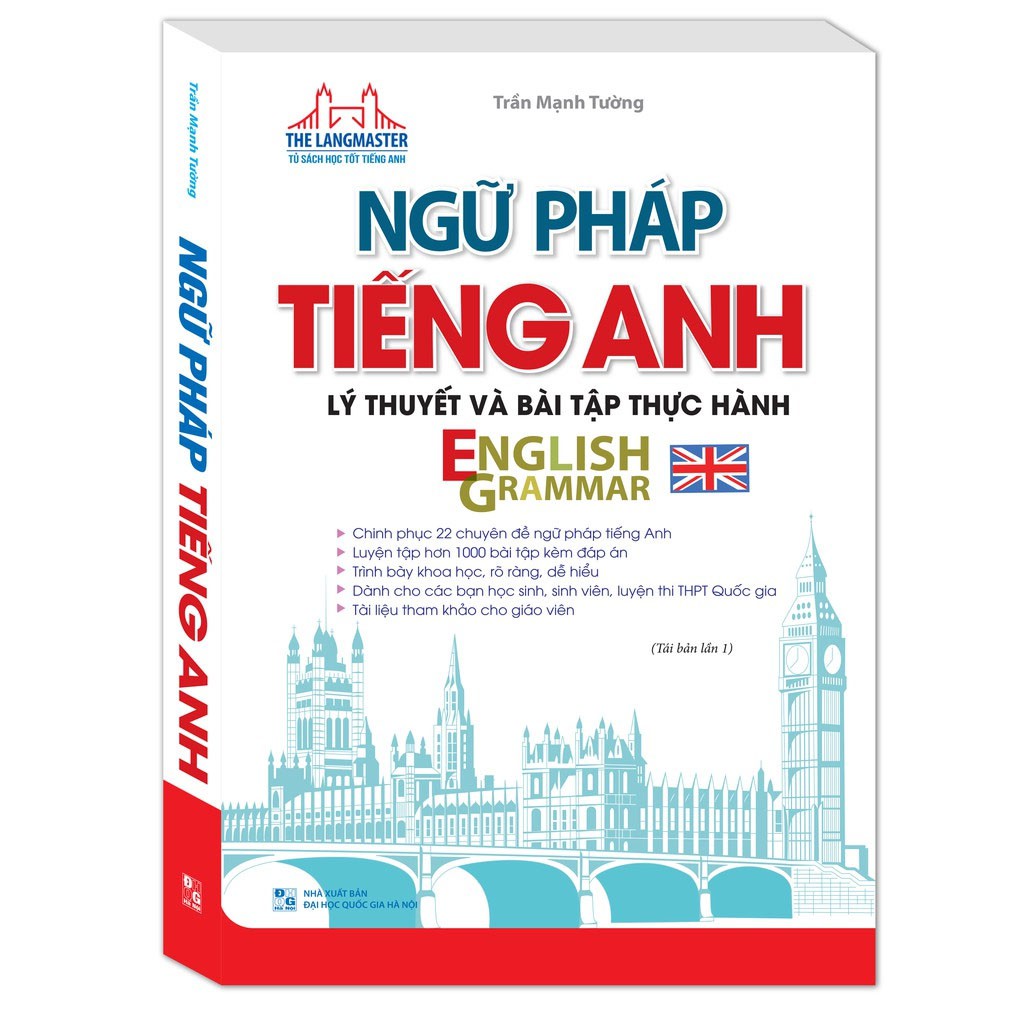 Sách: Ngữ pháp tiếng Anh lý thuyết và bài tập thực hành english grammar (tái bản 01)