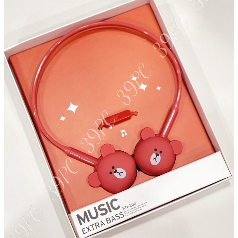 Tai Nghe Treo Tai/Chụp Tai Có Dây Kiểu Dáng Hoạt Hình Cute