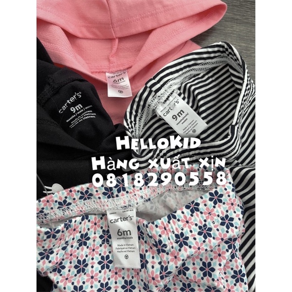 B418 - Bộ carter da cá quần legging bé gái