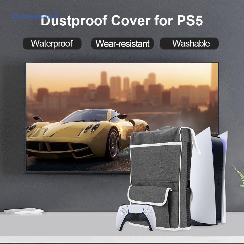 ElectronicMall01 Washable Dust Cover for PS5 Anti Scratch Sleeve with 12 Game Disc Pockets | BigBuy360 - bigbuy360.vn