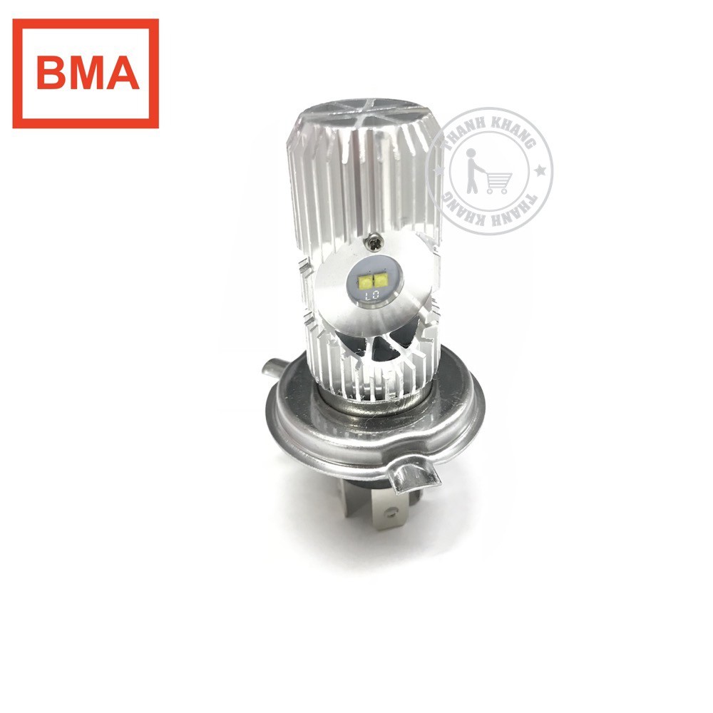 Đèn pha led BMA H4 4 tim 28 W, tặng demi 6 tia màu ngẫu nhiên thanh khang 001000096 003000109