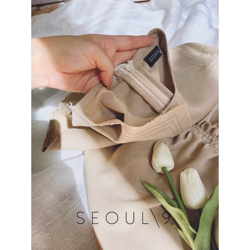 Dulcie Dress váy đũi nhún eo đuôi cá | BigBuy360 - bigbuy360.vn