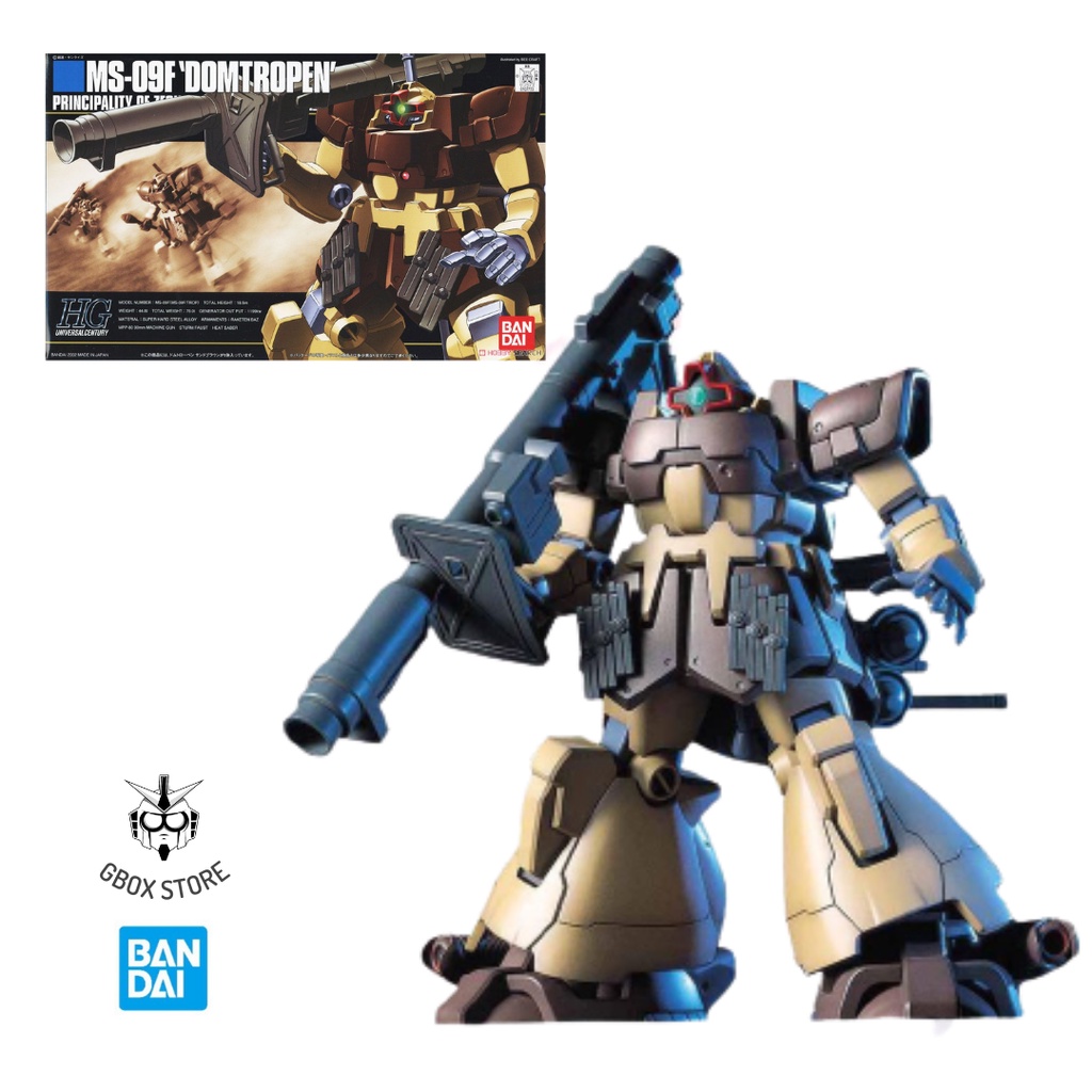 Gundam HG Dom Tropen Sand brown HGUC MS-09F Bandai 027 1/144 Mô hình nhựa lắp ráp