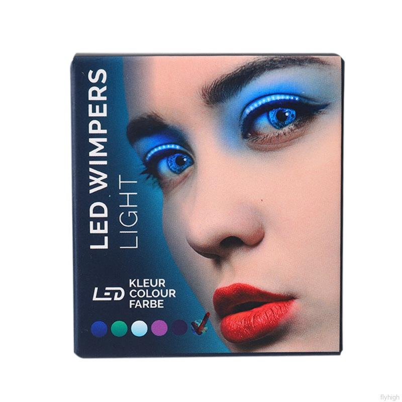 Cặp lông mi giả gắn đèn led phát sáng độc đáo