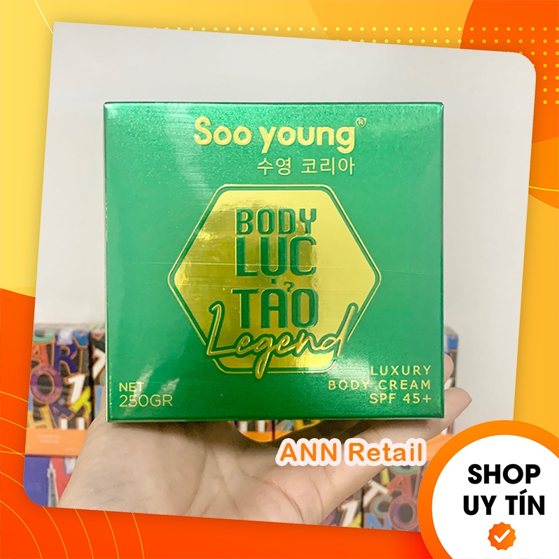 Kem Body Lục Tảo Soo Young 2022 Huyền Thoại - 8938532152879 [Tặng Kích Trắng]