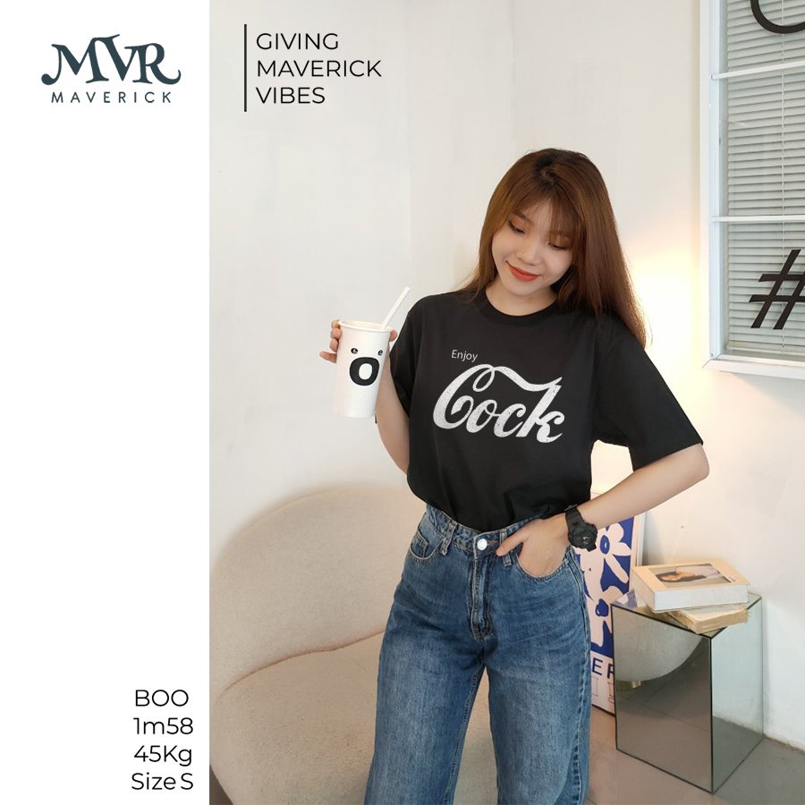 Áo thun LGBT gay bê đê vui nhộn phông unisex nữ nam Cotton thoáng mát chữ Cock typo đơn giản quen thuộc MVR KK3939