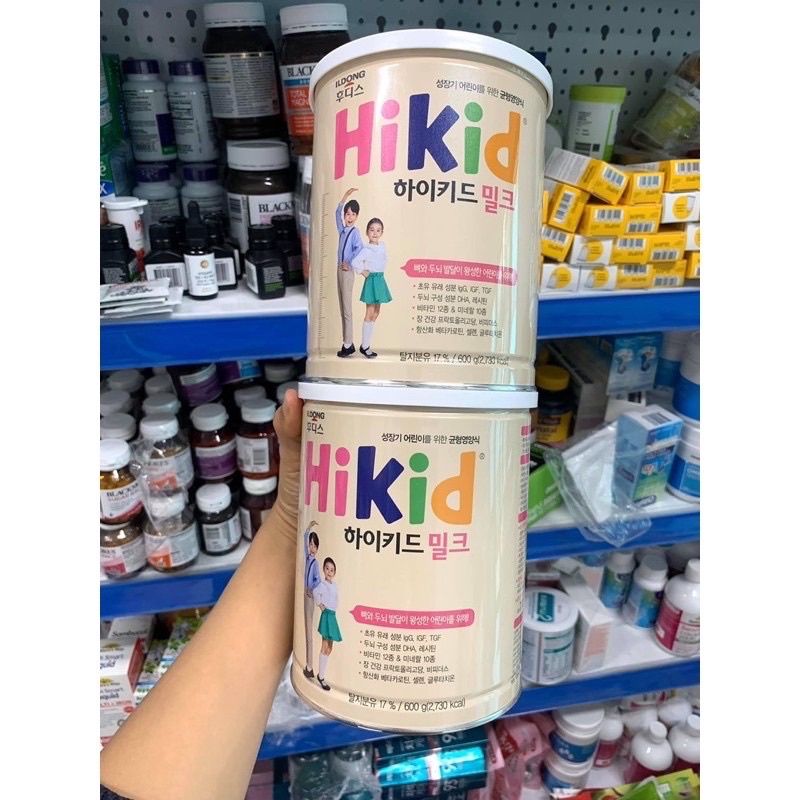Hikid sữa bò vị Vani dinh dưỡng cho bé trên 1 tuổi Hàn Quốc